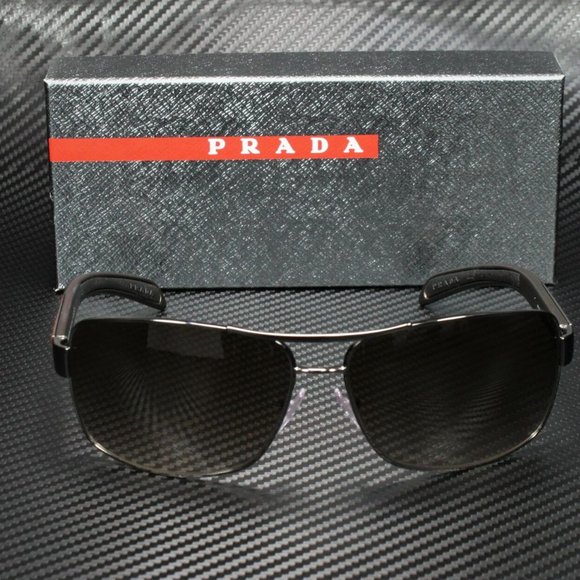 Prada 65mm Gradient Men's Sunglasses - Picture 3 of 4